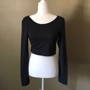 Love Culture Gray Jersey Crop Top